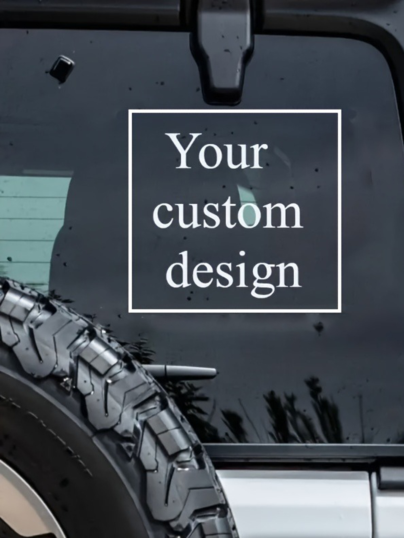 Personalised Car Stickers – Pictures and Text